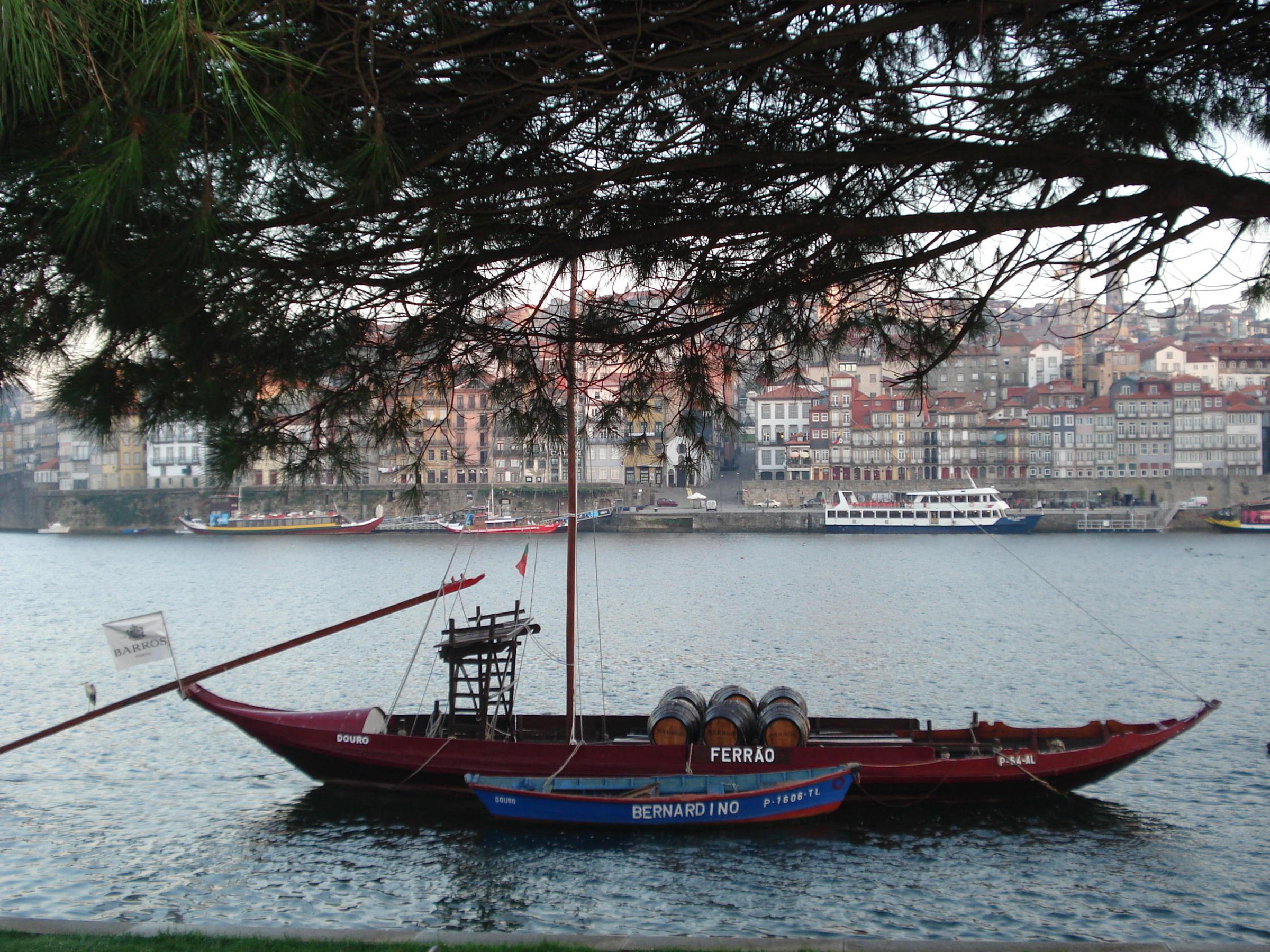 rabelo boat in the Douro River