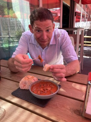 braga food tour eating gizzards