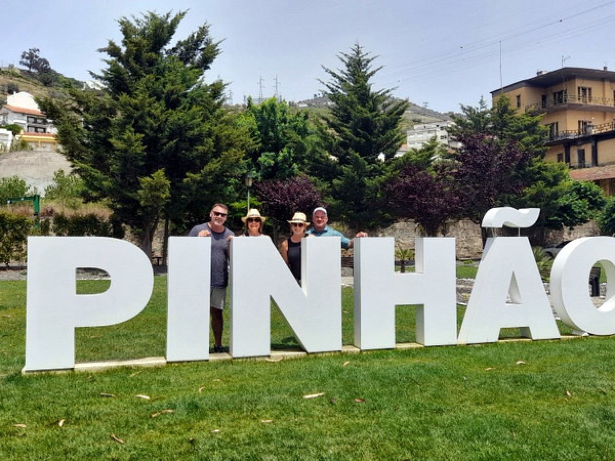 Scenic view of Pinhao, Portugal, showcasing the beauty of the Douro Valley on a small group tour adventure.