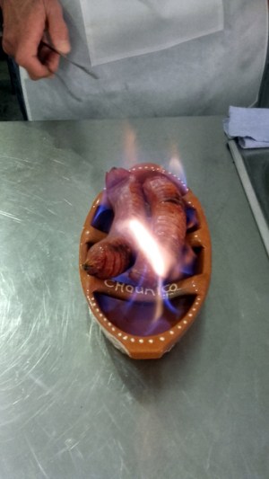 Portuguese sausage chorizo