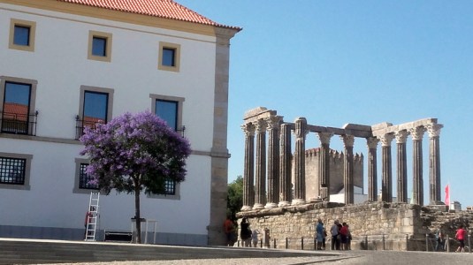 Roman Temple Evora Alentejo Portugal