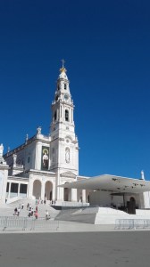 a close up of a church