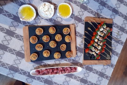 A beautifully arranged table filled with delicious dishes, perfect for a small group food and wine tour in Portugal.